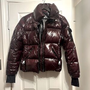 Freestyle puffer jacket by SAM color Merlot